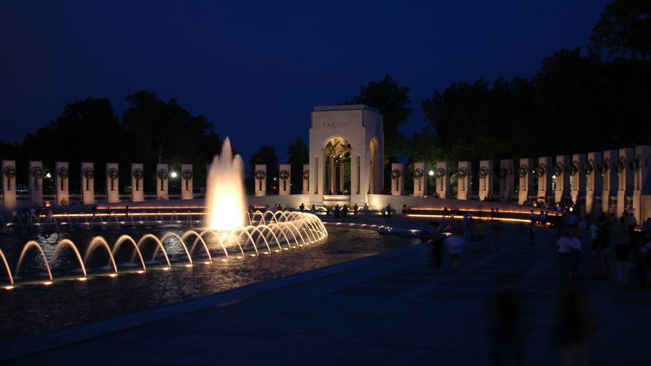 The best of Washington at nightfall, Washington DC, UNITED STATES