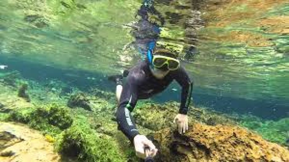 Snorkel in Licura river, Pucon, CHILE