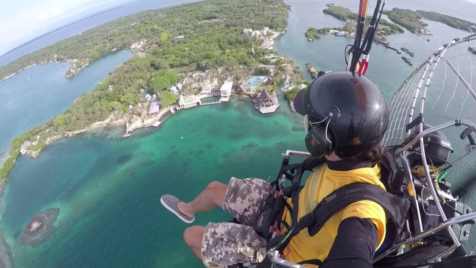 Paragliding Motor, in Cartagena de Indias, Cartagena de Indias, COLOMBIA