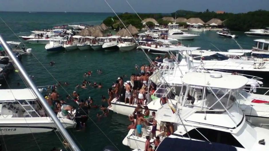 Cholon Island Party, Cartagena de Indias, COLOMBIA