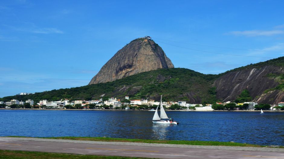 Pan de Azucar with Elevator, Rio de Janeiro, BRAZIL