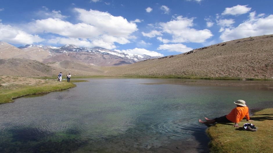 Yeso reservoir and Laguna los Patos, Santiago, CHILE