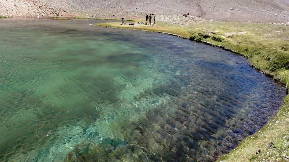 Yeso reservoir and Laguna los Patos, Santiago, CHILE