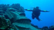 DIVING - INITIATIONBAPTISM ON EASTER ISLAND, Easter Island, CHILE