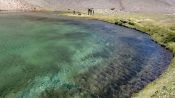 Yeso reservoir and Laguna los Patos, Santiago, CHILE