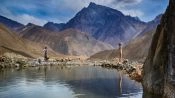 Yeso reservoir and Laguna los Patos, Santiago, CHILE