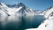 Yeso reservoir and Laguna los Patos, Santiago, CHILE